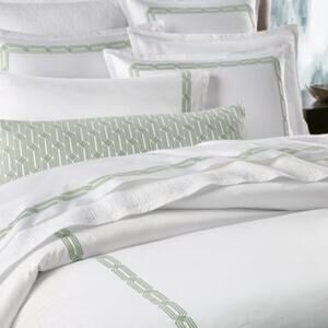 Hudson Park Italian Linens Tivoli Full/Queen Duvet Cover Sateen Open Box